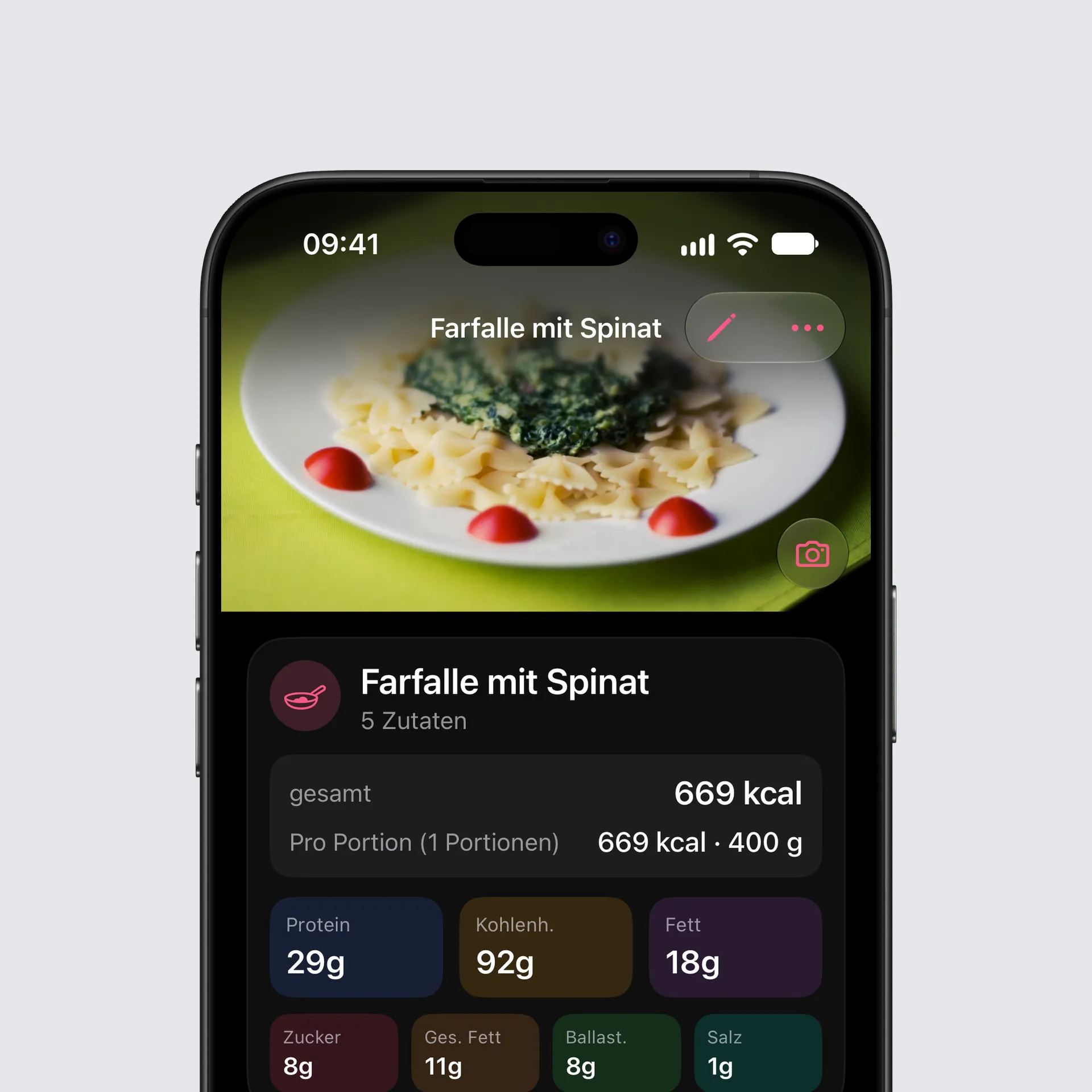Ein Rezept mit Foto