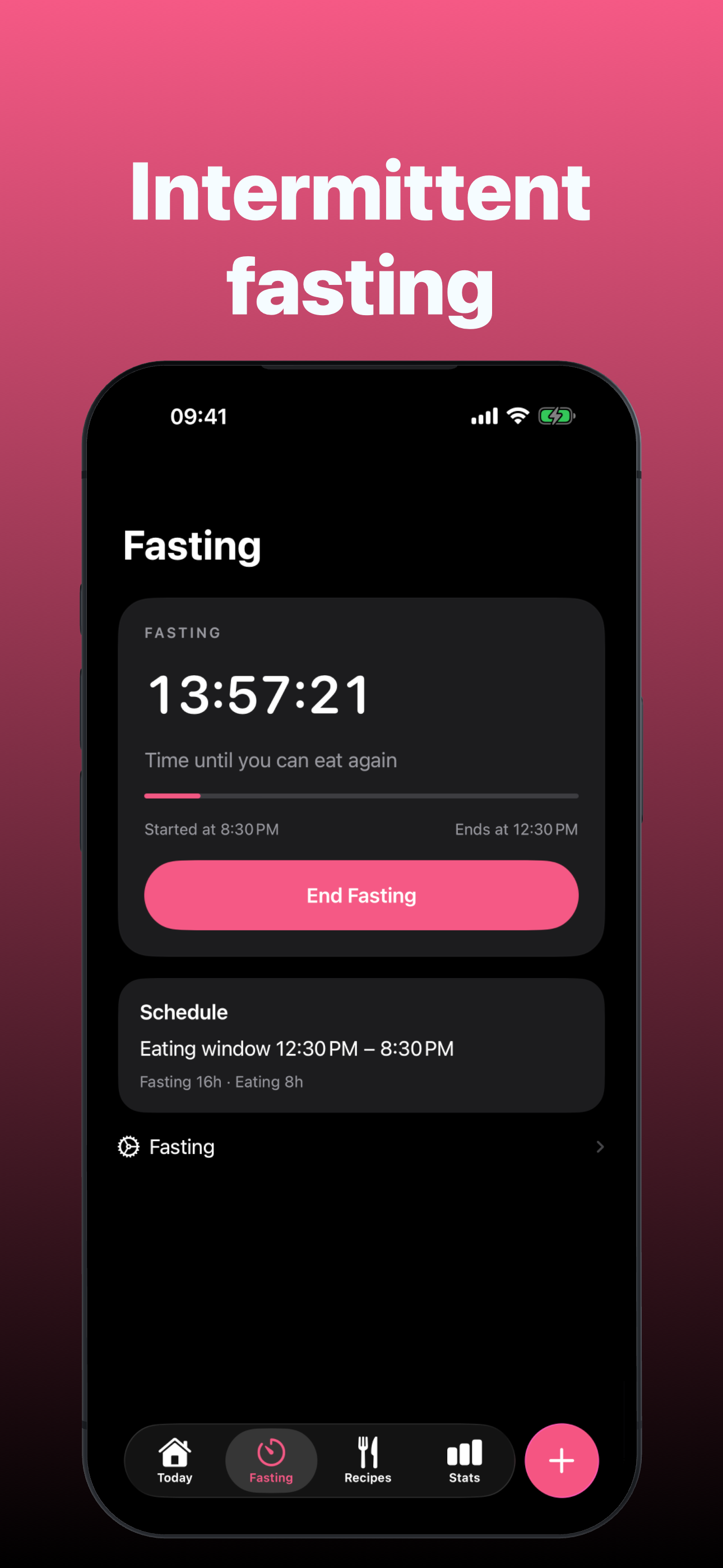 Intermittent fasting in Intake